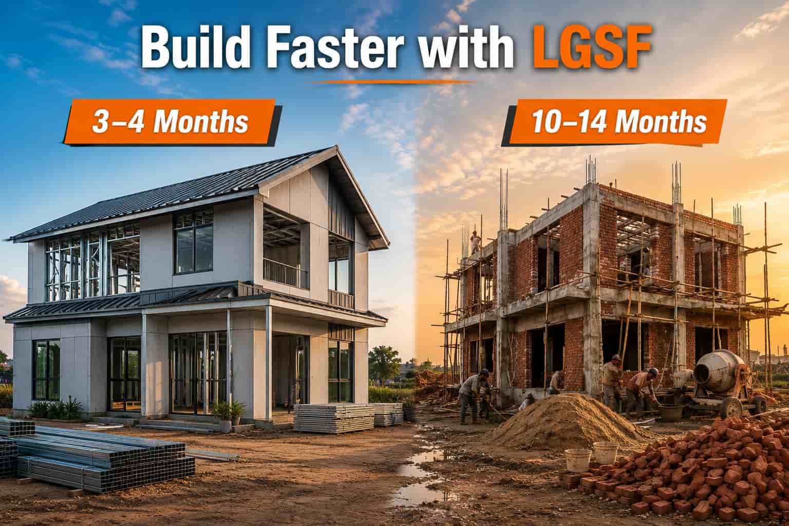 Speed of Construction: LGSF Wins Decisively