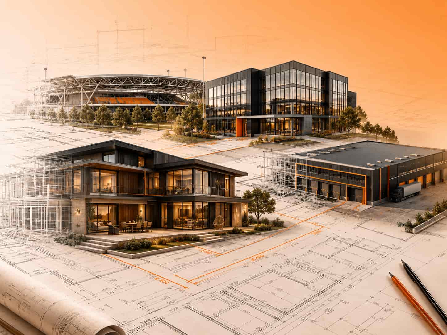 Architectural Design is the process of shaping a building's form, layout, and envelope — turning a site, a brief, and a budget into a buildable plan.