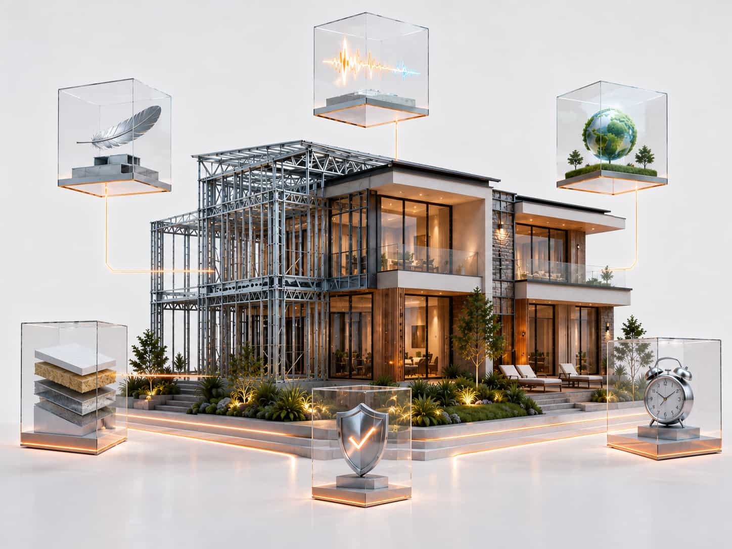 lgsf residential steel building benifit