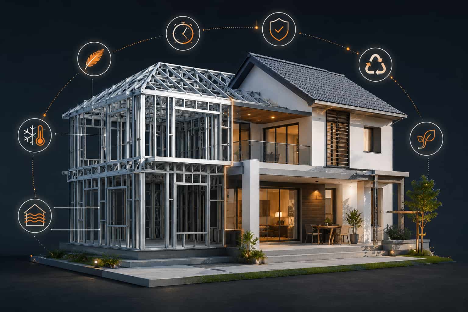 lgsf steel house 
