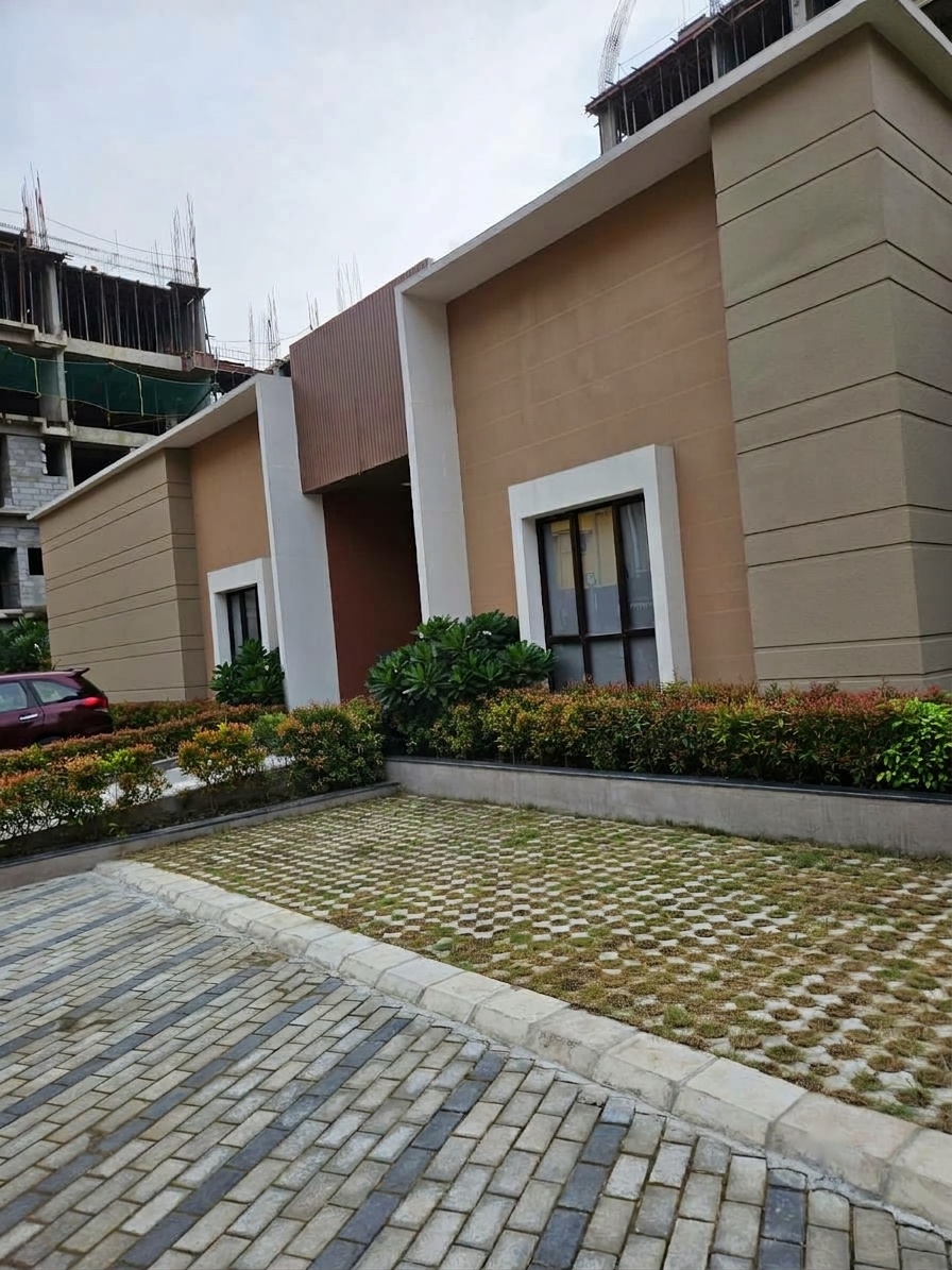 lgsf steel structure modern house in kolkata