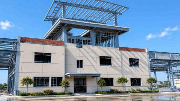 Hybrid Steel Building Fire Station at Bihar