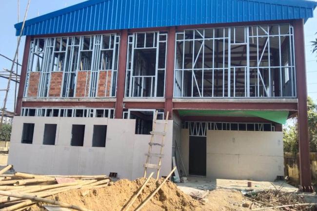 Steel Structure Buildings Fire Station At Agartala Tripura image 3