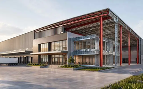 Steel warehouse and factory shed