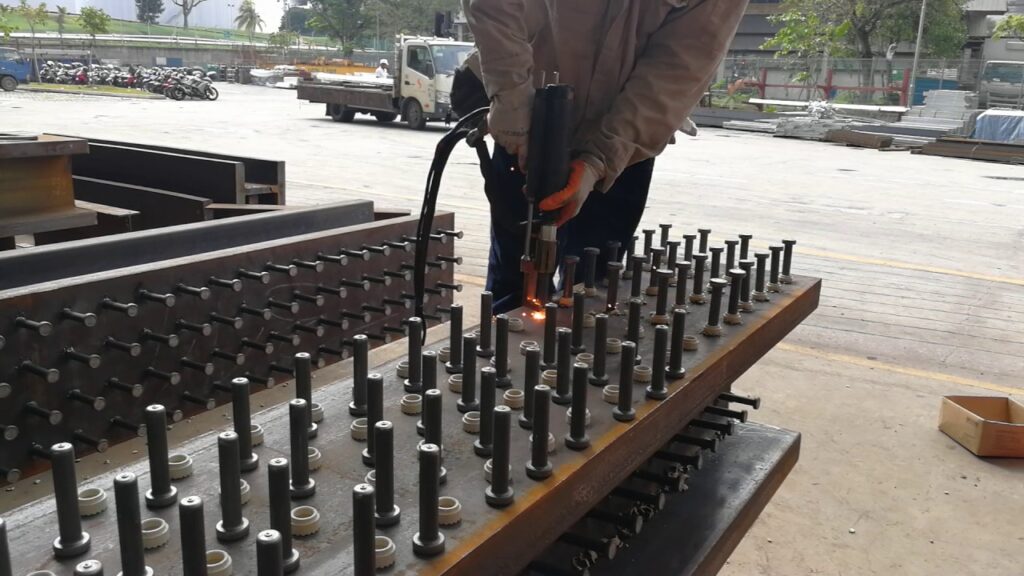 Shear Stud Welding in PEB